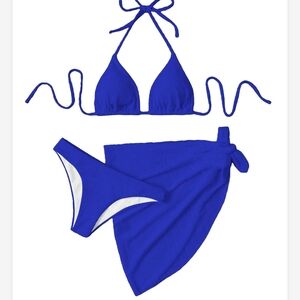 Elegant Blue Bikini Set
